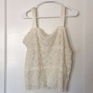 White lace top